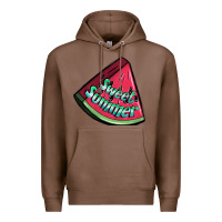Chestnut sweet summer watermelon 1 Premium Hoodie - BundleAndBundleShop