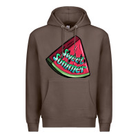 Coffee sweet summer watermelon 1 Premium Hoodie - BundleAndBundleShop
