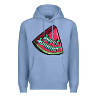 Colony Blue sweet summer watermelon 1 Premium Hoodie - BundleAndBundleShop