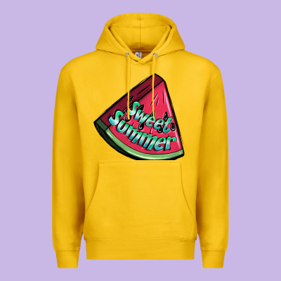 Sweet Summer Watermelon 1 Premium Hoodie Designed By Bundleandbundleshop