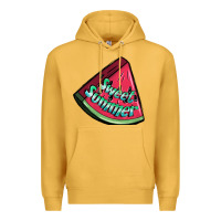 Mustard sweet summer watermelon 1 Premium Hoodie - BundleAndBundleShop