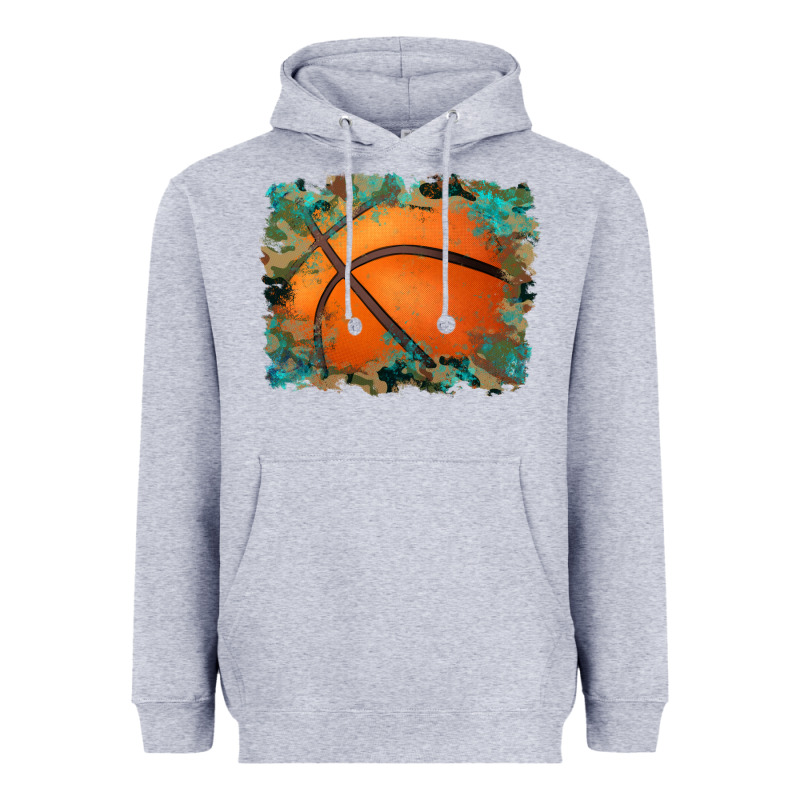 Sports Basketball Background Heavyweight Hoodie by Artiststas | Teevron