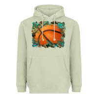 Matcha sports basketball background Heavyweight Hoodie - Artiststas
