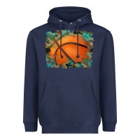 Navy sports basketball background Heavyweight Hoodie - Artiststas