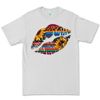 Dove Grey Aztec Sunflower Lips Premium Tee - Bettercallsaul