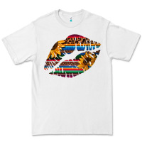 White Aztec Sunflower Lips Premium Tee - Bettercallsaul