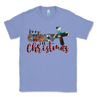 Colony Blue keep christ in christmas Classic Tee - CowhideDigitalArt