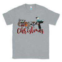 Heather Grey keep christ in christmas Classic Tee - CowhideDigitalArt