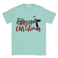 Seafoam keep christ in christmas Classic Tee - CowhideDigitalArt