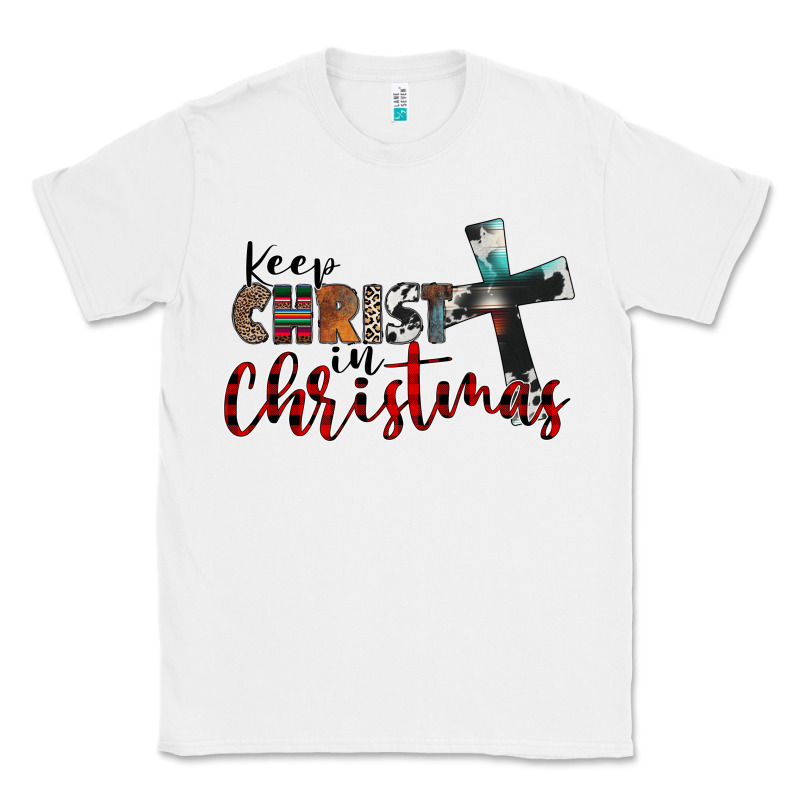 Keep Christ In Christmas Classic Tee by CowhideDigitalArt | Teevron