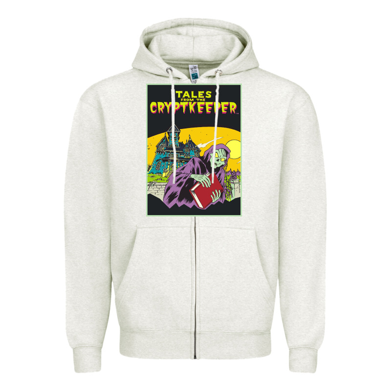 Tales From The Cryptkeeper-figzk Zipper Hoodie by minhPixels | Teevron