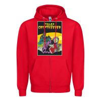 Red Tales From The Cryptkeeper-Figzk Zipper Hoodie - minhPixels