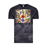 Cloud Black faith puzzle ribbon Vintage Tee - TumblerDesignByShophia