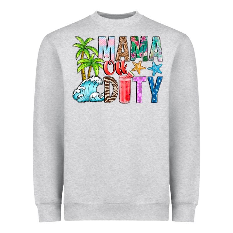 Mama Of Duty Heavyweight Sweatshirt by CowhideDigitalArt | Teevron