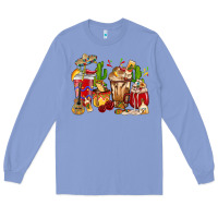 Colony Blue Cino De Mayo coffee cups Mexico Long Sleeve Tee - HowdyJamesFarm