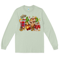 Matcha Cino De Mayo coffee cups Mexico Long Sleeve Tee - HowdyJamesFarm