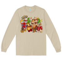 Mushroom Cino De Mayo coffee cups Mexico Long Sleeve Tee - HowdyJamesFarm