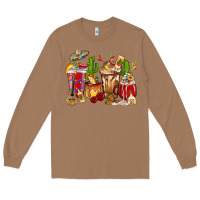 Toasted Coconut Cino De Mayo coffee cups Mexico Long Sleeve Tee - HowdyJamesFarm