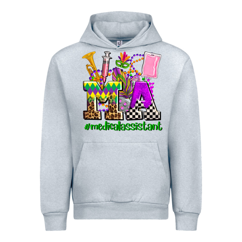 Mardi Gras Ma Medical Assistant Urban Hoodie by AdoDesignShop | Teevron