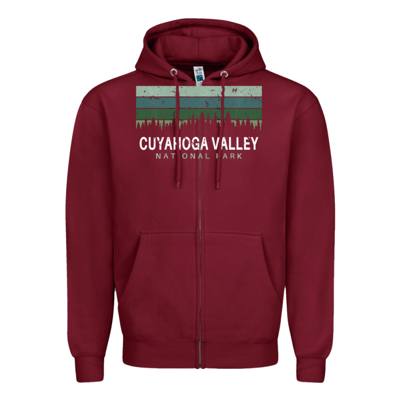 Cuyahoga Valley National Park Ohio Gifts Oh Zipper Hoodie by minhPixels | Teevron