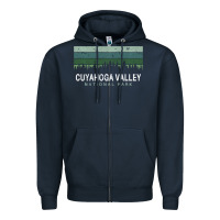 Navy Cuyahoga Valley National Park Ohio Gifts Oh Zipper Hoodie - minhPixels