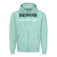 Seafoam Cuyahoga Valley National Park Ohio Gifts Oh Zipper Hoodie - minhPixels