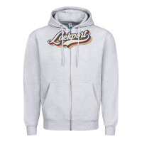 Heather Grey I Love Lockport City Usa Retro Vintage Zipper Hoodie - minhPixels