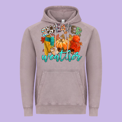 Weather Vintage Hoodie Designed By Cowgirlartshop