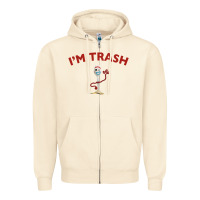 Sandshell i'm trash forky Zipper Hoodie - minhPixels