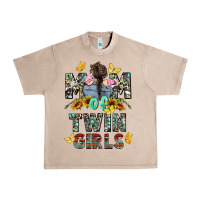 French Oak mom of twin girls mother's day Urban Heavy Tee - CowGirlArtShop