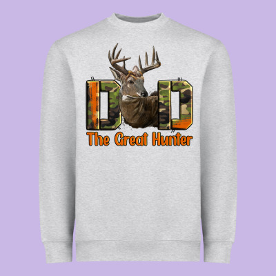 Western Dad The Great Deer Hunter Heavyweight Sweatshirt Designed By Lillyallendesigns