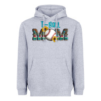 Heather Grey sport t ball mom Heavyweight Hoodie - Artiststas