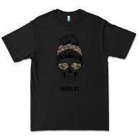 Black Feminine Camouflage Patterned Mom Skull Premium Tee - Bettercallsaul