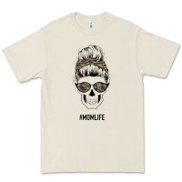 Bone Feminine Camouflage Patterned Mom Skull Premium Tee - Bettercallsaul