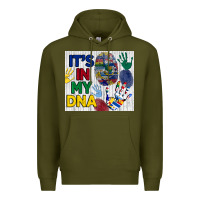 Army Green it's in my dna tumbler Premium Hoodie - BundleAndBundleShop