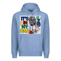 Colony Blue it's in my dna tumbler Premium Hoodie - BundleAndBundleShop