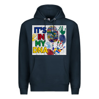 Navy it's in my dna tumbler Premium Hoodie - BundleAndBundleShop