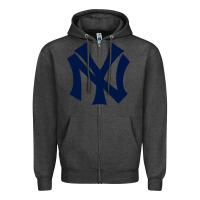 Charcoal Heather the new york Zipper Hoodie - minhPixels