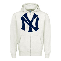 Oatmeal Heather the new york Zipper Hoodie - minhPixels
