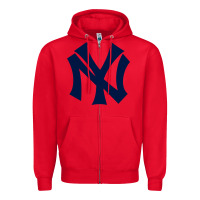 Red the new york Zipper Hoodie - minhPixels