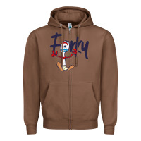 Chestnut forky Zipper Hoodie - minhPixels
