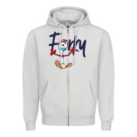 Dove Grey forky Zipper Hoodie - minhPixels