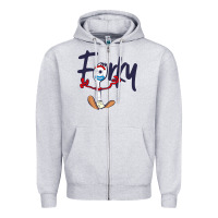 Heather Grey forky Zipper Hoodie - minhPixels