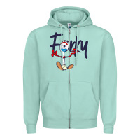 Seafoam forky Zipper Hoodie - minhPixels