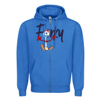 True Royal forky Zipper Hoodie - minhPixels