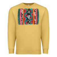 Antique Gold easter spring floral brushstroke Premium Sweatshirt - Artiststas
