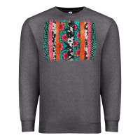 Charcoal Heather easter spring floral brushstroke Premium Sweatshirt - Artiststas