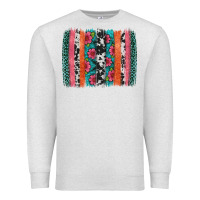 Oatmeal Heather easter spring floral brushstroke Premium Sweatshirt - Artiststas