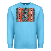 Ocean Blue easter spring floral brushstroke Premium Sweatshirt - Artiststas