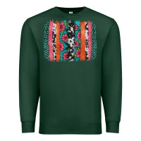 Sports Green easter spring floral brushstroke Premium Sweatshirt - Artiststas